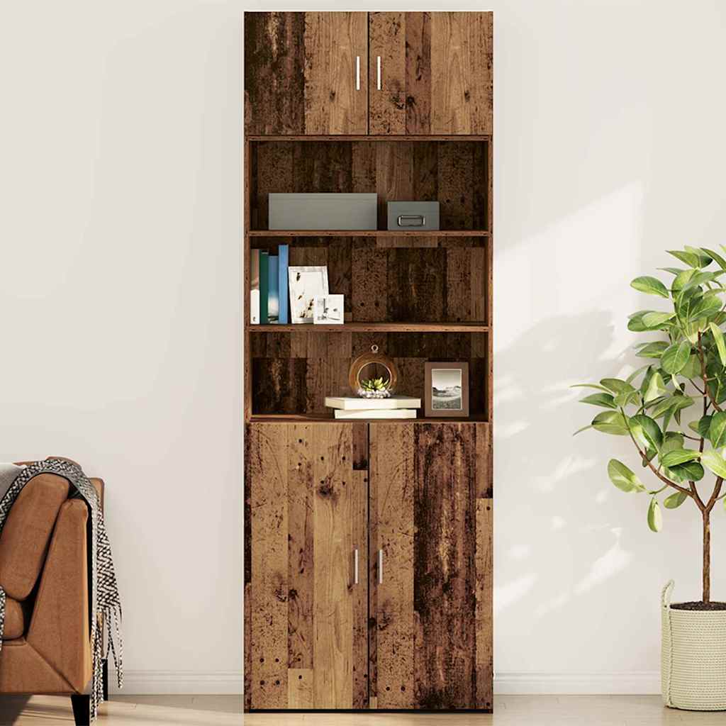 Wandschrank Altholz 80 cm