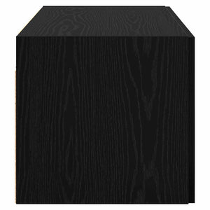 Wandschrank Schwarz Eiche 80x42,5x40 cm