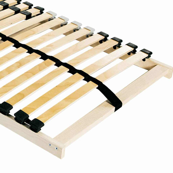 Lattenrost 80x190 cm Buche Massivholz Braun