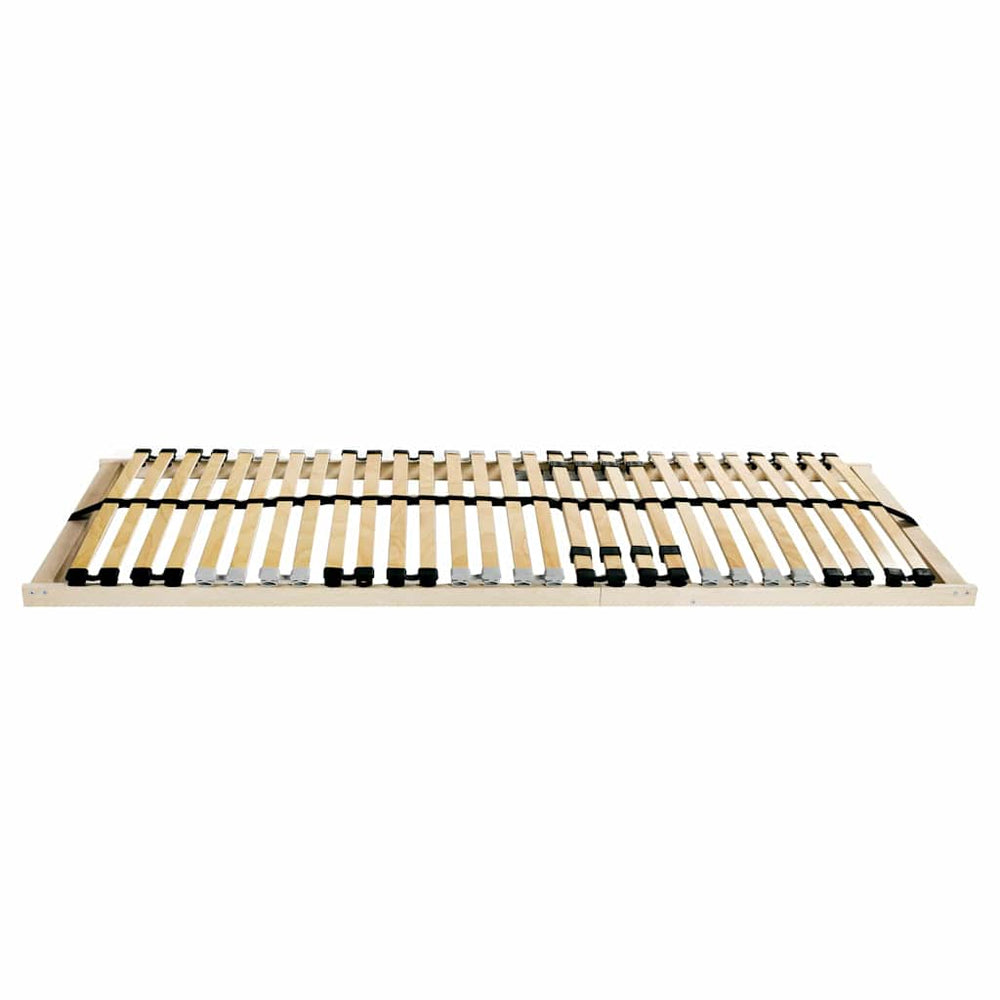Lattenrost 80x190 cm Buche Massivholz Braun