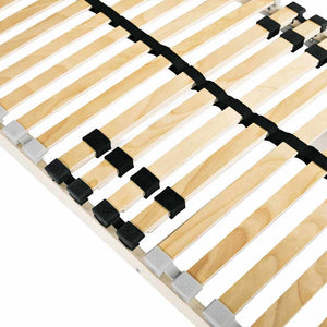 Lattenrost 90x190 cm Buche Massivholz Braun