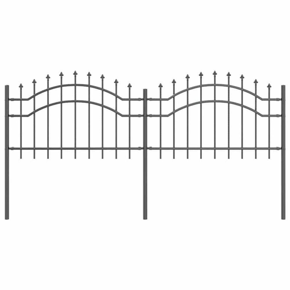 Gartenzaun Woerden Grau 240x115 cm