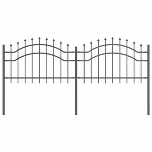 Gartenzaun Woerden Grau 240x115 cm