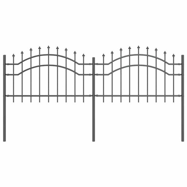 Gartenzaun Woerden Grau 240x115 cm