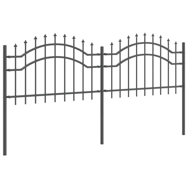 Gartenzaun Woerden Grau 240x115 cm