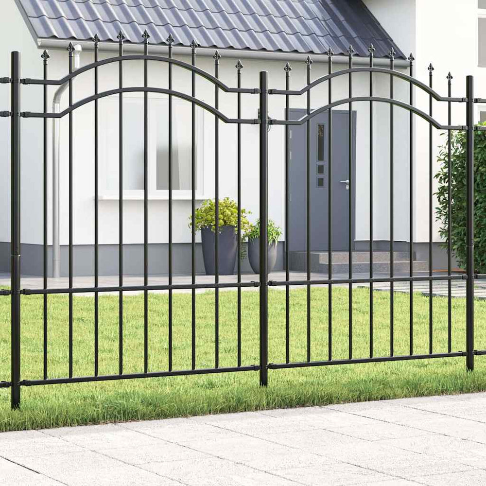 vidaXL Clôture de jardin Woerden Gris 240 x 190 cm Acier poudré