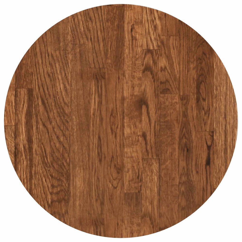 vidaXL Plateau de table marron clair Ø 40 x 2,5 cm en chêne massif