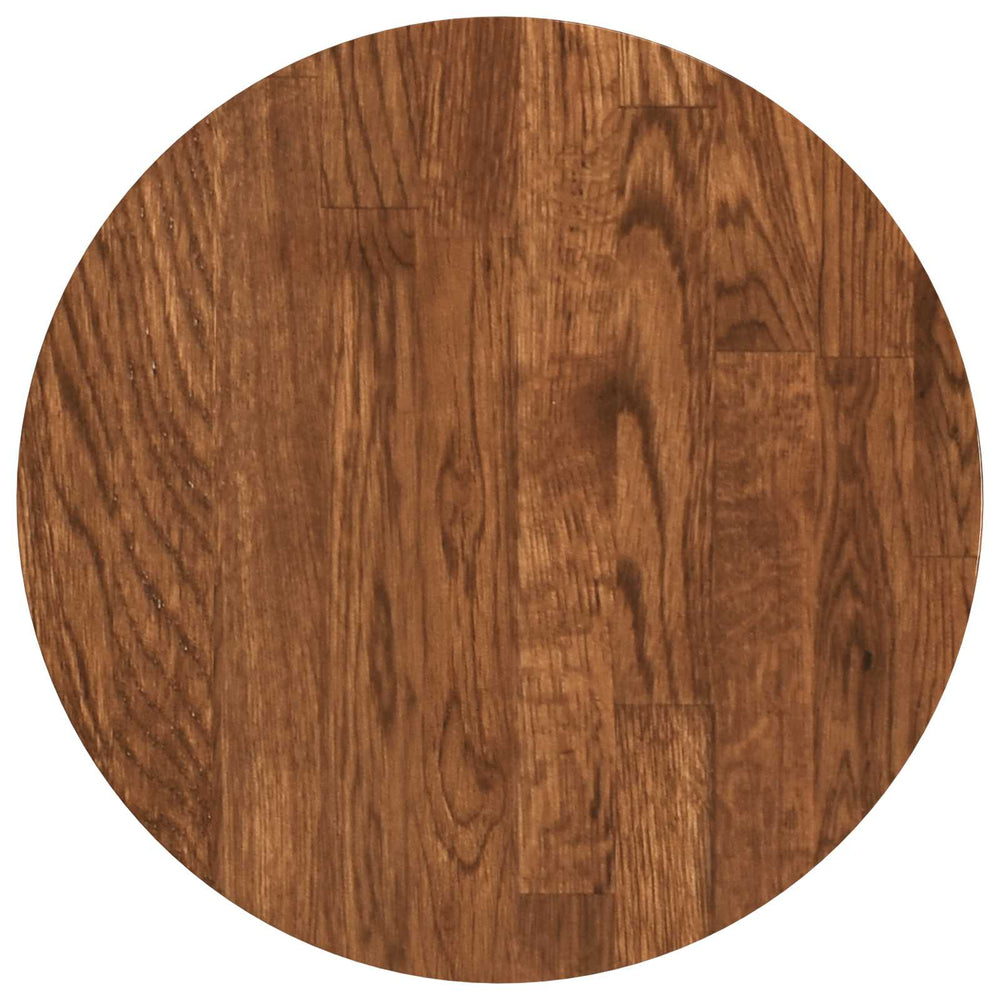 vidaXL Plateau de table marron clair Ø 30 x 4 cm en chêne massif