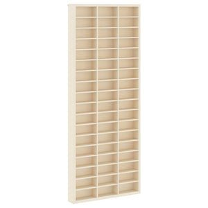 Beige Wandvitrine mit Regal