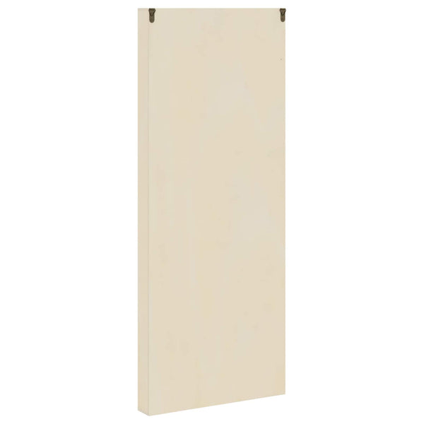Beige Wandvitrine mit Regal