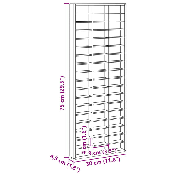 Beige Wandvitrine mit Regal