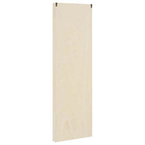 Beige Wandvitrine mit Regal