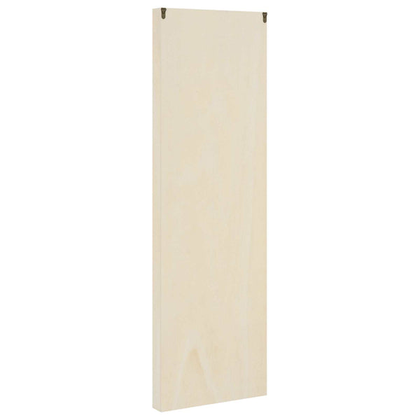 Beige Wandvitrine mit Regal