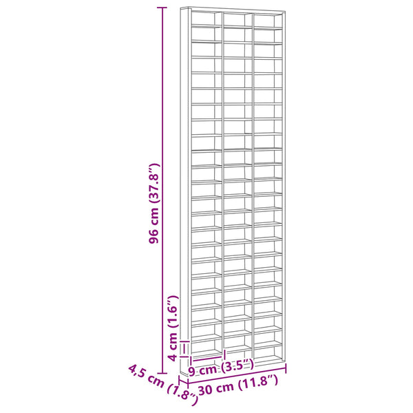 Beige Wandvitrine mit Regal