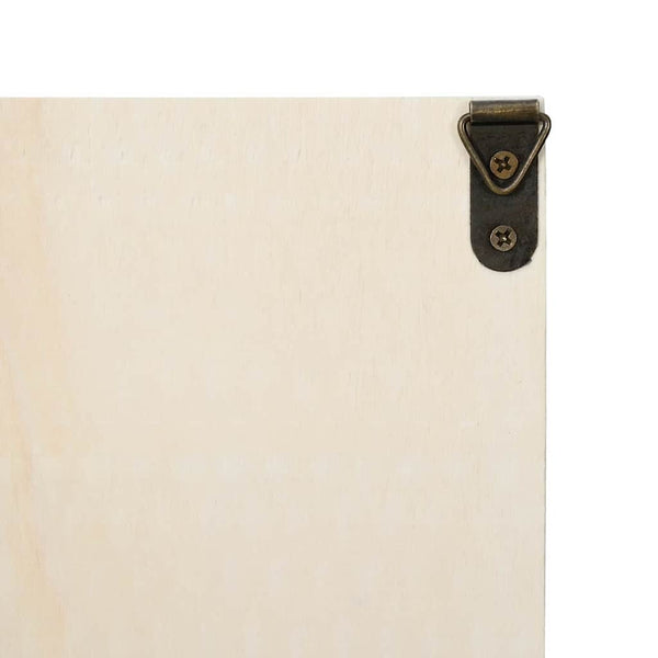 vidaXL Vitrine murale avec étagère Beige 40 x 8,5 x 37 cm Bois d'ingénierie