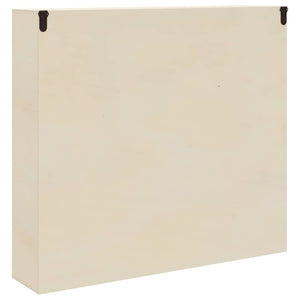vidaXL Vitrine murale avec étagère Beige 40 x 8,5 x 37 cm Bois d'ingénierie