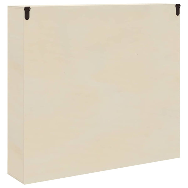 vidaXL Vitrine murale avec étagère Beige 40 x 8,5 x 37 cm Bois d'ingénierie
