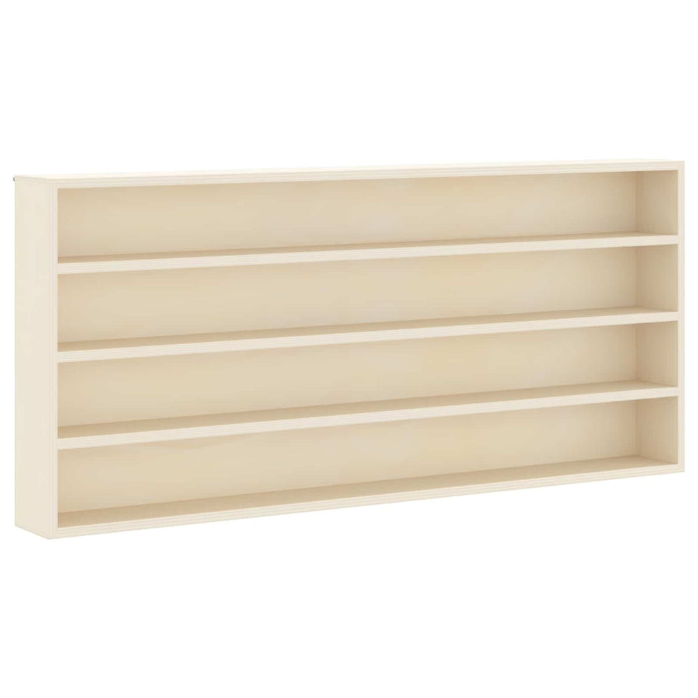 Beige Wandregal mit Fächern 80x36 cm