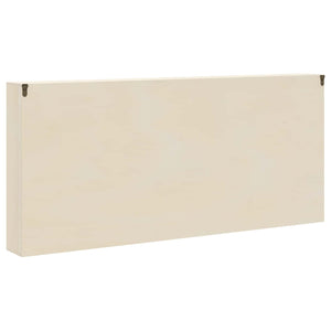 Beige Wandregal mit Fächern 80x36 cm