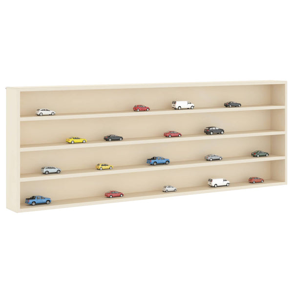 Beige Wanddisplay-Case, 100 cm
