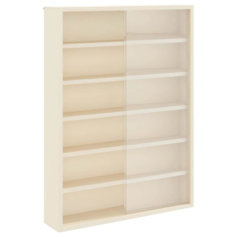 vidaXL Vitrine murale avec étagère Beige 40 x 8,5 x 54 cm Contreplaqué