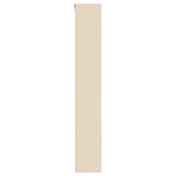 Beige Wandvitrine mit Regal