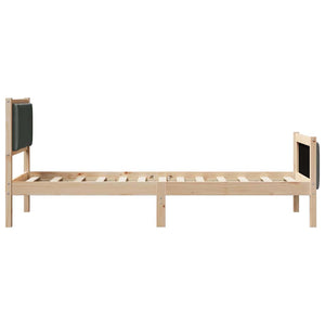 Bettrahmen Dunkelgrau 75x190 cm