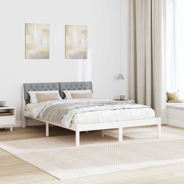 Bettgestell Kiefer Massivholz 140x190 cm