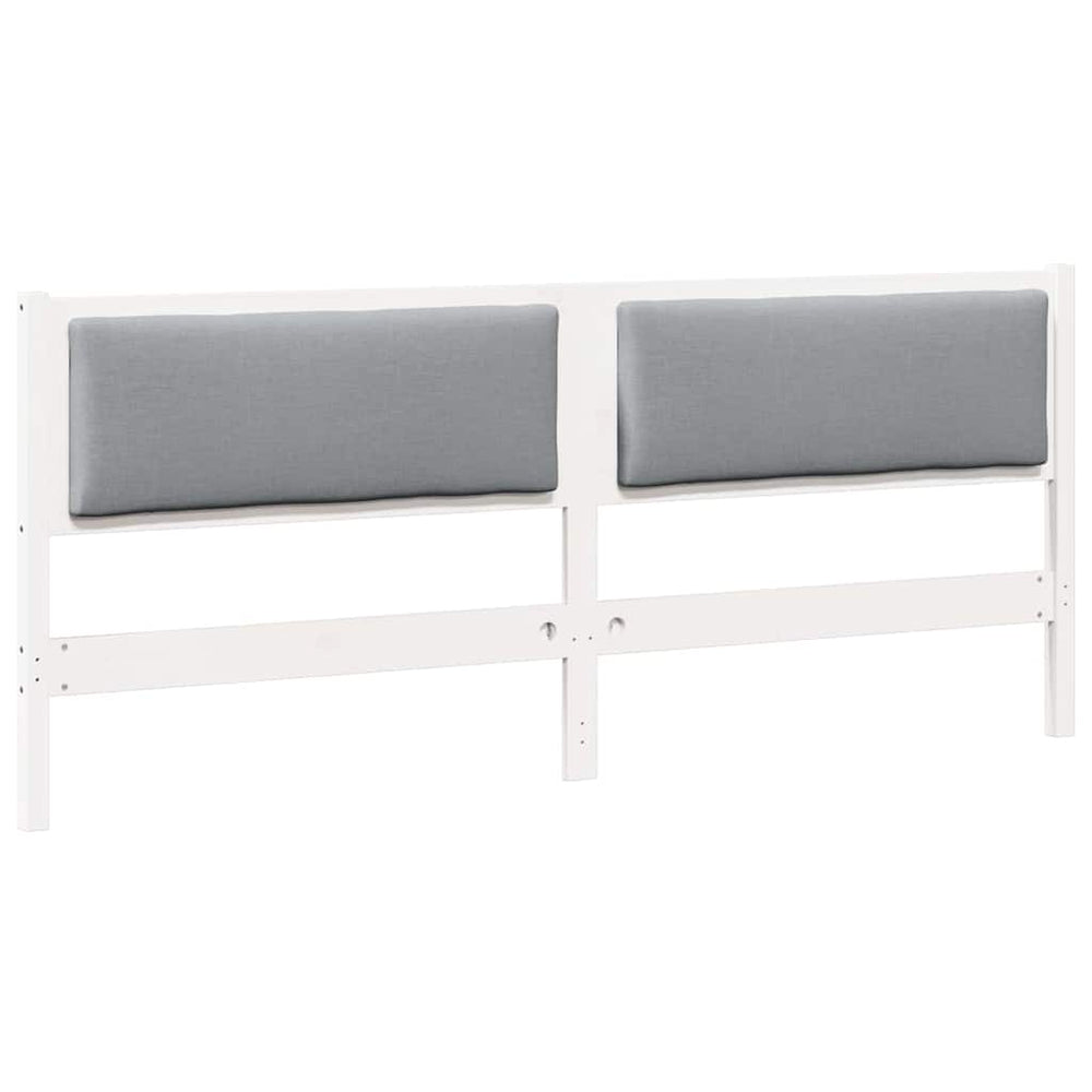 Kopfteil Weiß 180 cm Kiefer Massivholz