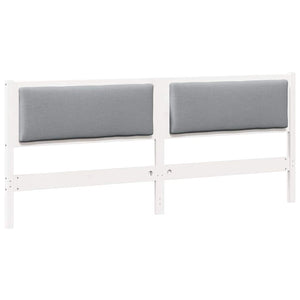Kopfteil Weiß 180 cm Kiefer Massivholz