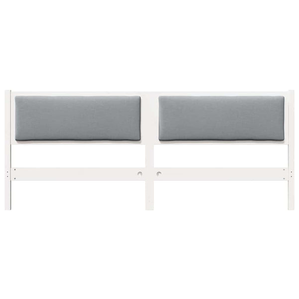 Kopfteil Weiß 180 cm Kiefer Massivholz