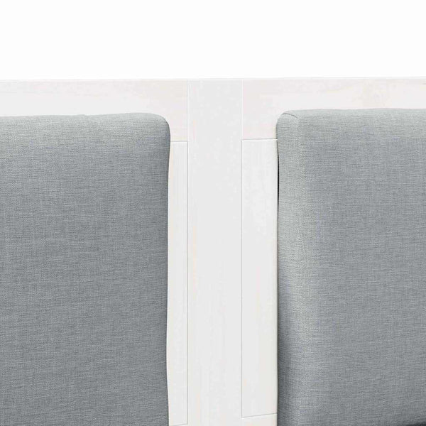 Weißes Kiefer Massivholz Kopfteil 160 cm