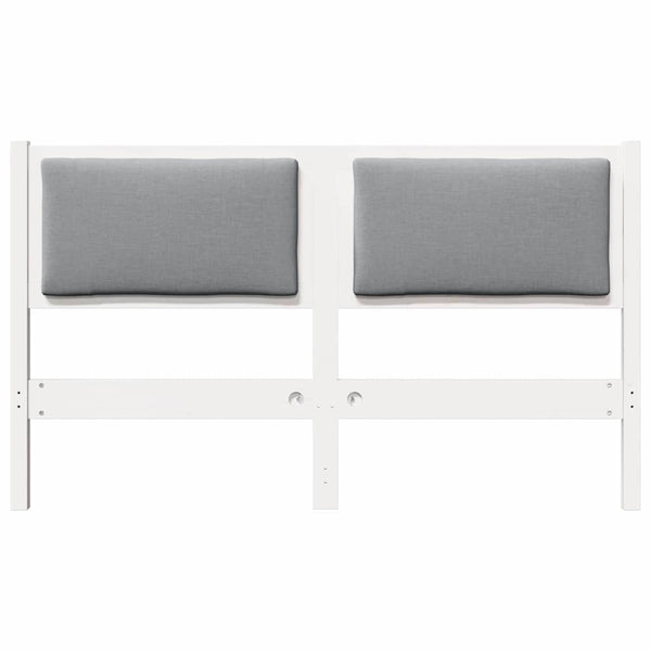 Weißes Kiefer Massivholz Kopfteil 160 cm