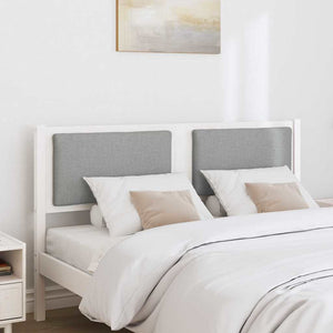 Weißes Kiefer Massivholz Kopfteil 140 cm