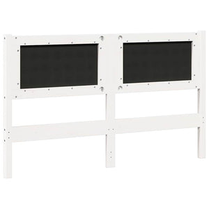 Weißes Kiefer Massivholz Kopfteil 140 cm