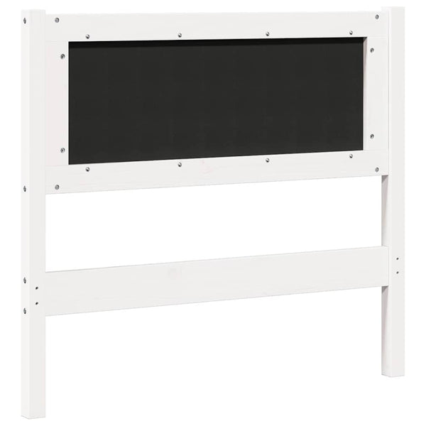 Weißes Kiefer Massivholz Kopfteil 100 cm