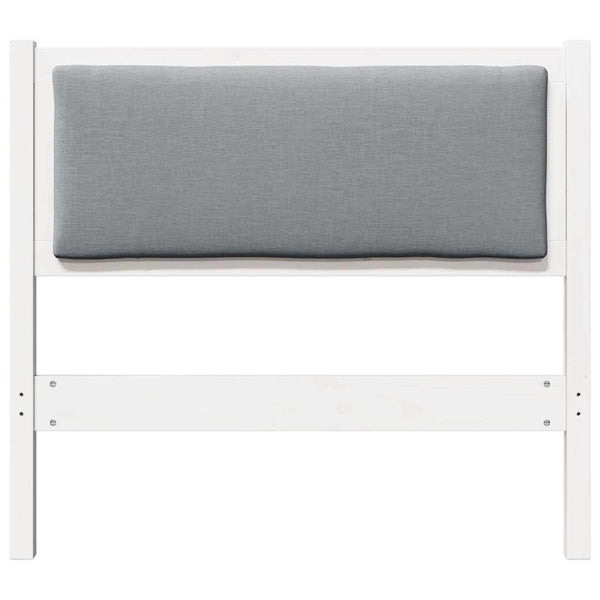 Weißes Kiefer Massivholz Kopfteil 100 cm