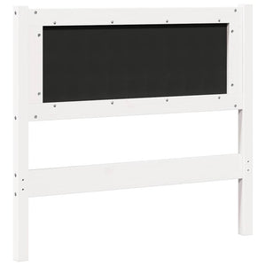 Weißes Kiefer Massivholz Kopfteil 90 cm