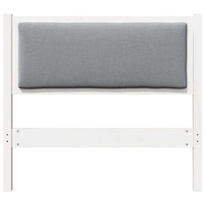 Weißes Kiefer Massivholz Kopfteil 90 cm