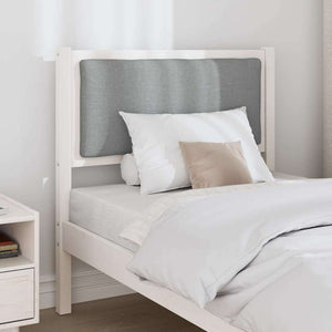 Weißes Kiefer Massivholz Kopfteil 75 cm