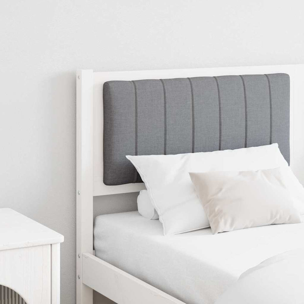 Gepolstertes Kopfteil Weiß 150cm Kiefer Massiv