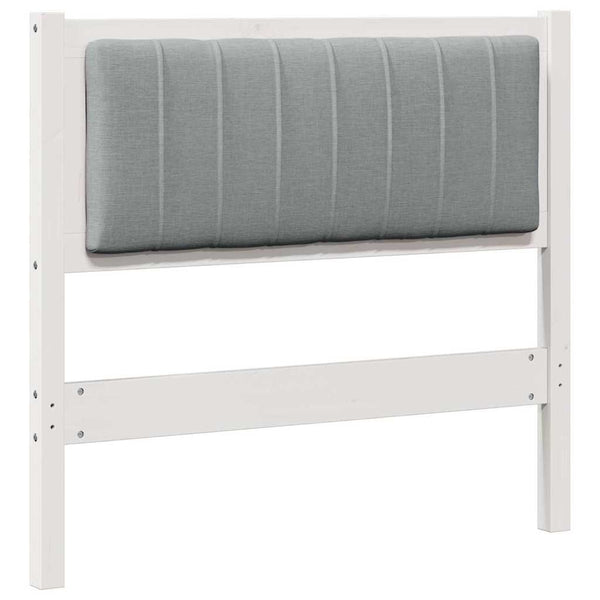 Gepolstertes Kopfteil Weiß 90cm Kiefer