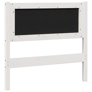 Gepolstertes Kopfteil Weiß 90cm Kiefer