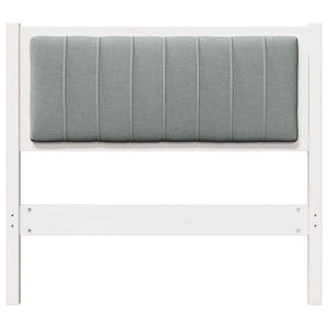 Gepolstertes Kopfteil Weiß 90cm Kiefer