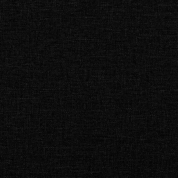 Gepolstertes Kopfteil Schwarz 200 cm