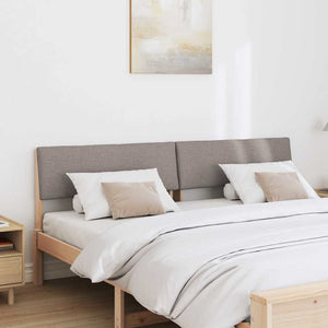 Gepolstertes Kopfteil Taupe 200cm Kiefernholz