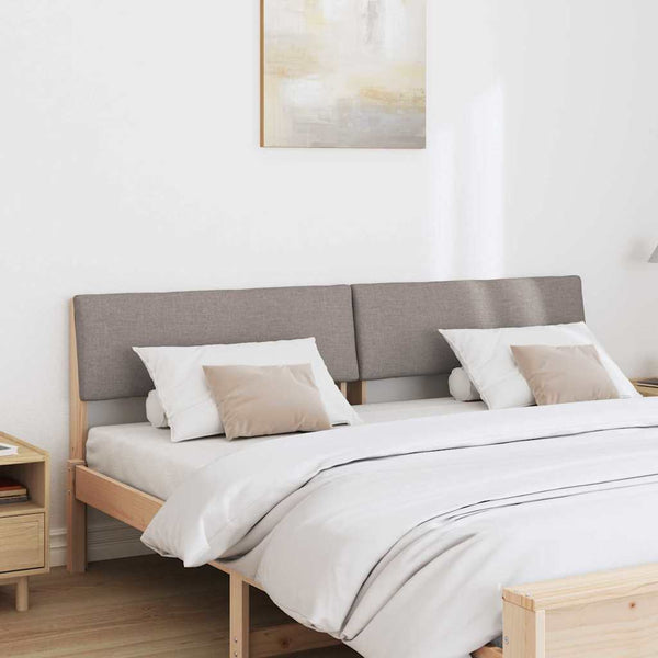 Gepolstertes Kopfteil Taupe 200cm Kiefernholz
