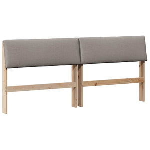Gepolstertes Kopfteil Taupe 200cm Kiefernholz