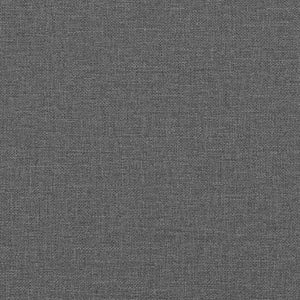 Gepolstertes Kopfteil Dunkelgrau 180cm