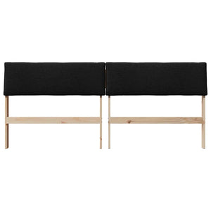 Gepolstertes Kopfteil Schwarz 180cm